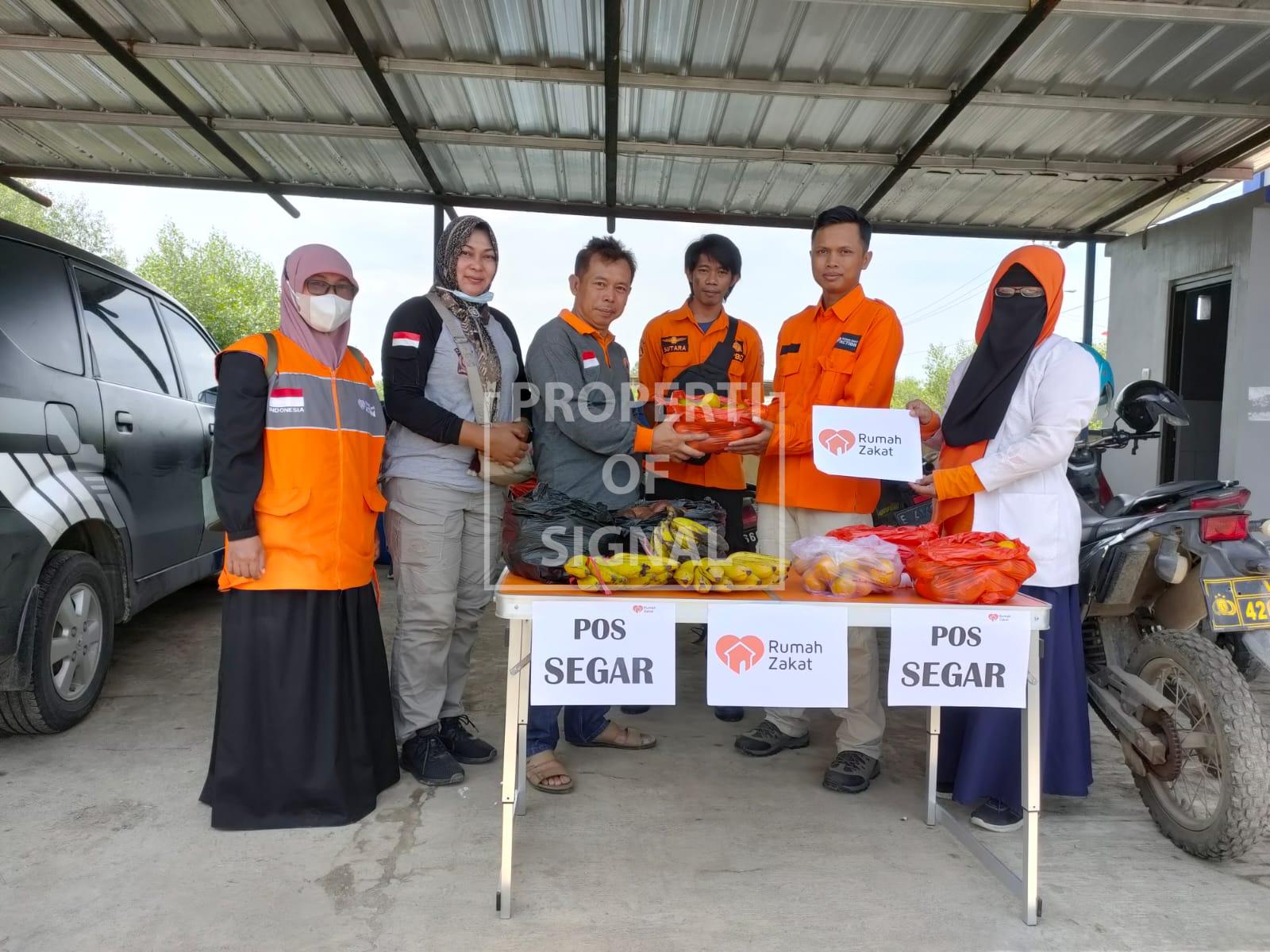 Rumah Zakat Dirikan Pos Segar bagi Relawan Pencarian Korban ABK KM Bahari Nusantara I