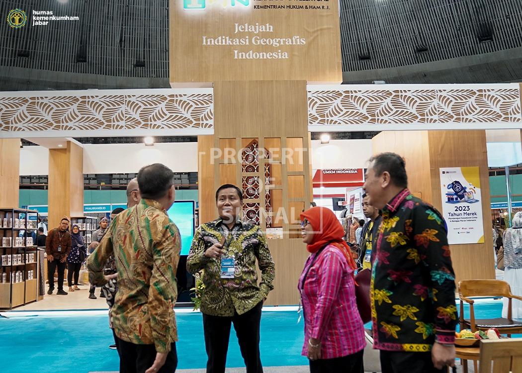 Kemenkumham Jabar Perkenalkan Batik Complongan dan Teh Java Preanger di Pameran Inacraft