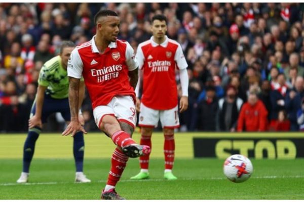 Gabriel Jesus Ciptakan Brace, Arsenal Menang 4 – 1 atas Leeds United