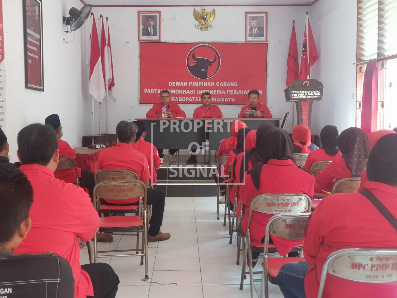 DPC PDI Perjuangan Indramayu Gelar Rapat, Bahas Caleg dari Kader Banteng 2024