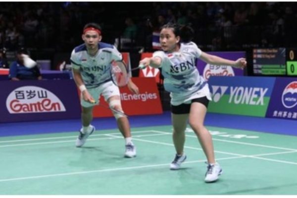 Hasil Pertandingan China Open 2023 : Rinov/ Pitha Lolos ke Babak kedua