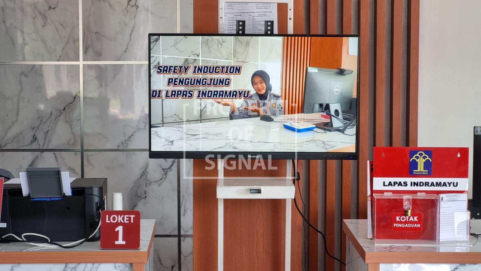 Lapas Indramayu Beri Edukasi Keselamatan & Keamanan Bagi Pengunjung Melalui Video Safety Induction