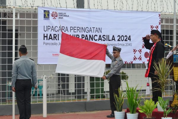 Lapas Indramayu Laksanakan Upacara Peringatan Hari Lahir Pancasila