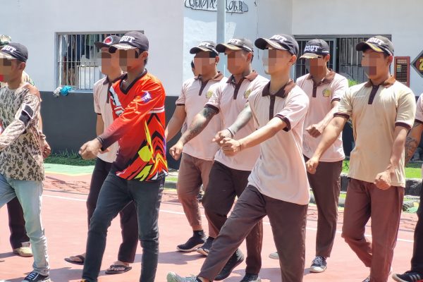 Warga Binaan Lapas Indramayu Antusias Jalani Latihan Pramuka