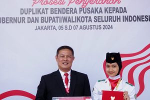 Pemerintah Kabupaten Indramayu Terima Duplikat Bendera Pusaka dari BPIP, Kobarkan Semangat Kebangsaan