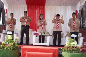 Pramuka Indramayu Bersatu: Peringatan Hari Pramuka ke-63 Dimeriahkan dengan Penghargaan dan Aksi Sosial