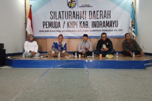 Susun Rencana Kegiatan Mendatang, KNPI Indramayu Adakan Silaturahmi Daerah.