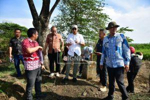 Susuri Kebun Tebu, Pjs. Bupati Indramayu Cek Perbatasan Temukan Patok Rusak