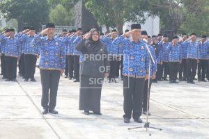 Peringati HUT Ke-53 KORPRI, Sekda Indramayu Pimpin Ziarah Ke Taman Makam Pahlawan