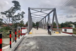 Megahnya Jembatan Kali Perawan II, Melebihi Harapan Warga.