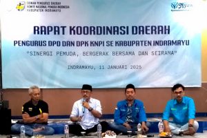 KNPI Indramayu Adakan Rakorda. Khamzah : Dorong Sinergi Pemuda untuk Pembangunan Daerah