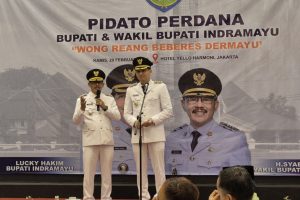 Usai Dilantik, Pasangan Lucky Hakim dan Syaefudin Sampaikan Pidato Perdana, Ini yang Disampaikan